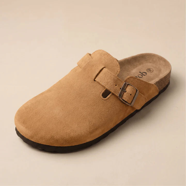 Genuine Suede Clogs by Smilnov