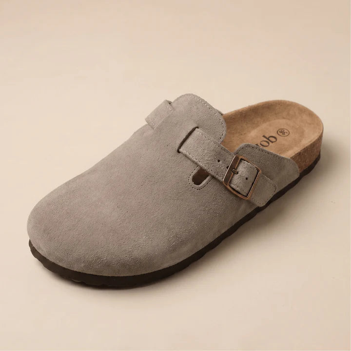 Genuine Suede Clogs by Smilnov