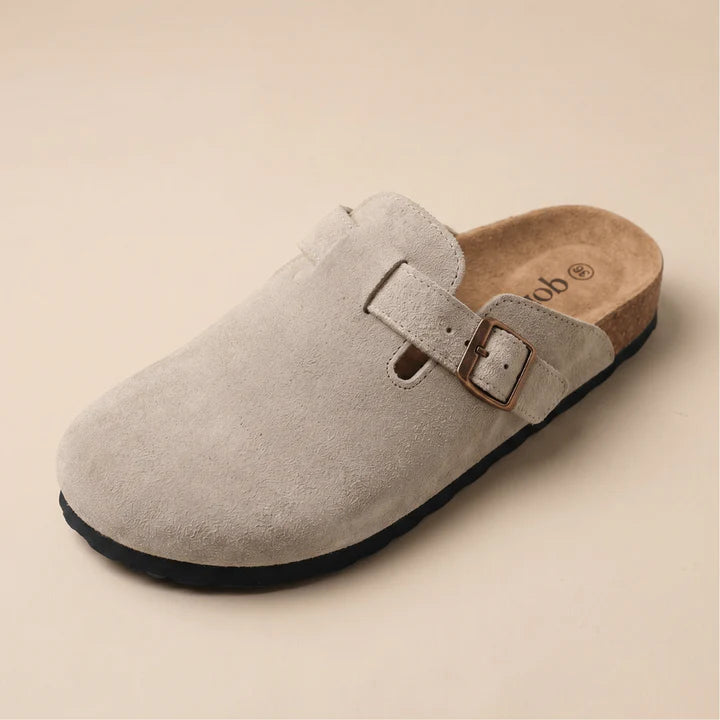 Genuine Suede Clogs by Smilnov