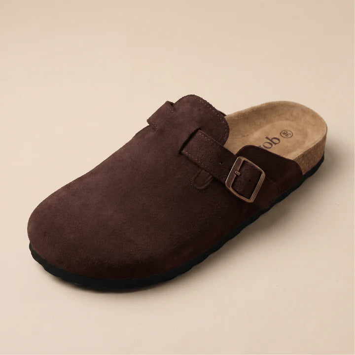Genuine Suede Clogs by Smilnov