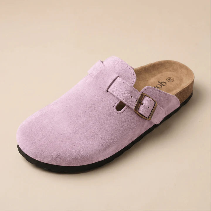 Genuine Suede Clogs by Smilnov