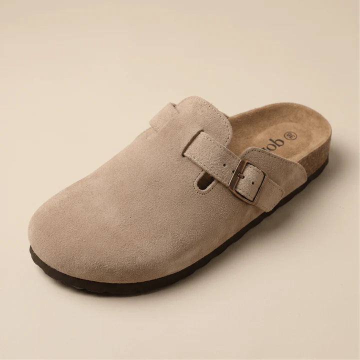 Genuine Suede Clogs by Smilnov